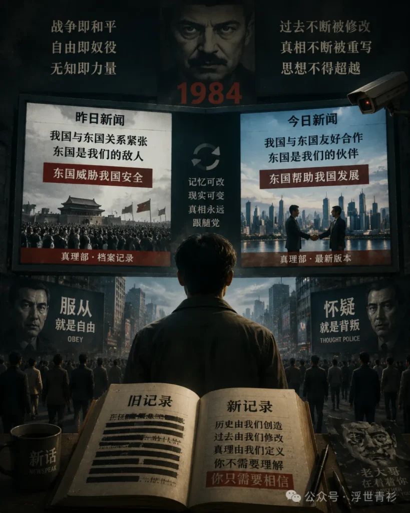 奥威尔的“双重思维”:当一个人开始同时相信两个矛盾的现实